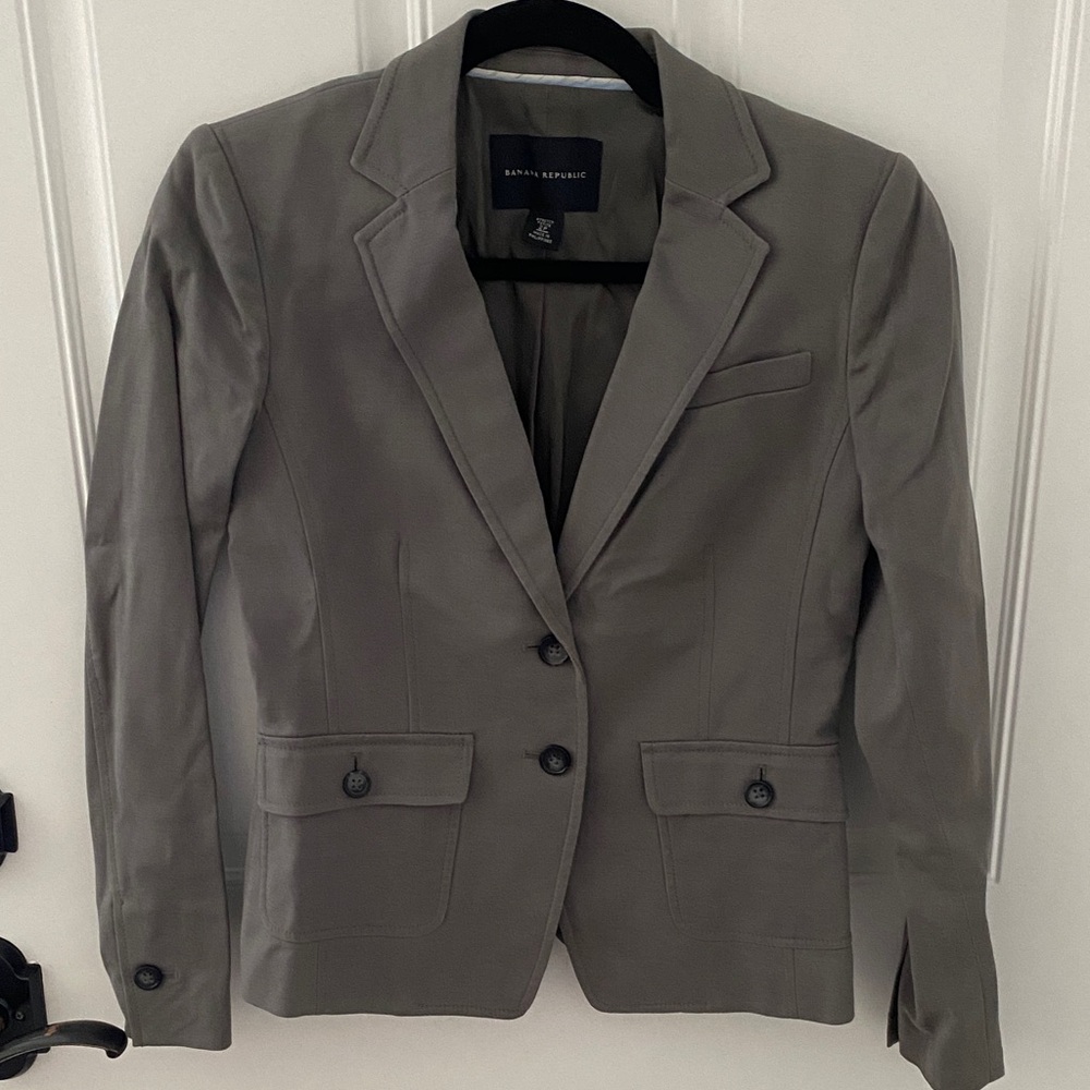 Banana Republic Charcoal Blazer